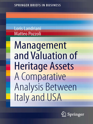 cover image of Management and Valuation of Heritage Assets
